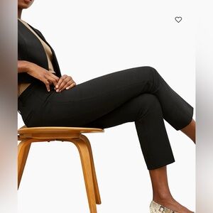 MM Lafleur Classic Black Straight Leg Pants smith pants